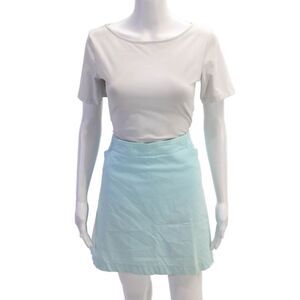 Nike Golf Womens Solid 4 Pocket Mini Activewear Skort Light Blue Size 16